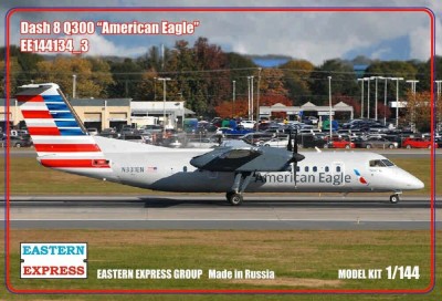 Восточный Экспресс 144134-3 Dash 8 Q300 American Eagle (Limited Edition) 1/144