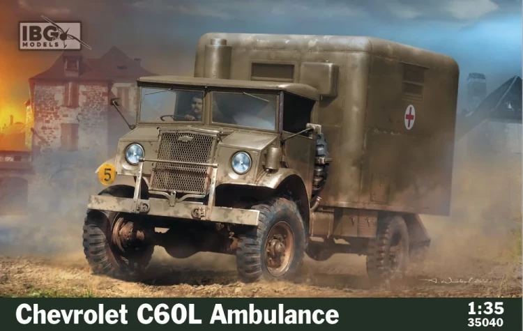 IBG Models 35040 Chevrolet C60L Ambulance 1/35