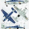 Frrom Azur FR0031 Breguet 1050 Alize 1G India Nr 78, IN206, INAS 310 "White Cobras", INS Vikrant carrier, beginning of 70. Nr 67, IN204, INAS 310 "White Cobras", INS Vikrant carrier, 1985 1/72