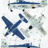 Frrom Azur FR0031 Breguet 1050 Alize 1G India Nr 78, IN206, INAS 310 "White Cobras", INS Vikrant carrier, beginning of 70. Nr 67, IN204, INAS 310 "White Cobras", INS Vikrant carrier, 1985 1/72
