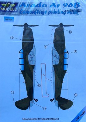 LF Model M4828 Mask Arado Ar 96B (SP.HOBBY) 1/48