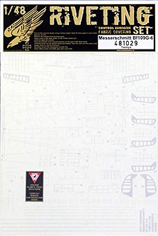 HGW 481029 Messesrschmitt Bf109G-6 (TAM) - RIVETS 1/48