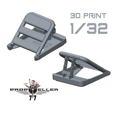 77 Propeller 77PRP707 Luftwaffe wheel chocks (2 pcs.) 1/32