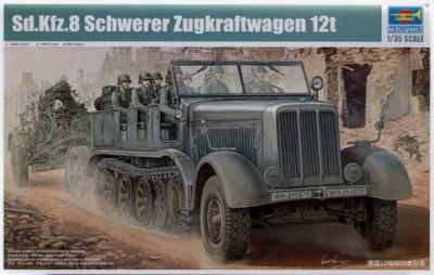 Trumpeter 01583 Тягач Sd.Kfz.8 12 тонн 1/35