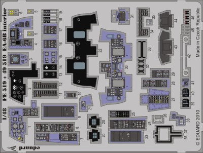 Eduard FE519 EA-6B interior S.A.
