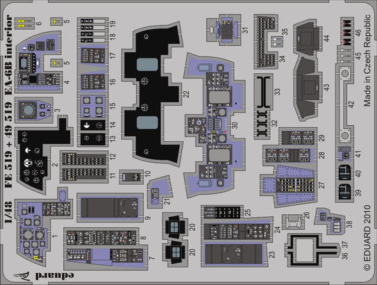 Eduard FE519 EA-6B interior S.A.