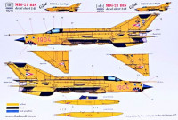 HAD 48219 Decal MiG-21bis (1993 The Last Flight) 1/48