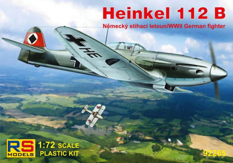 Rs Model 92265 Heinkel He 112B German WWII fighter (3x camo) 1/72