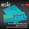Reskit RSB48010 Su-25 Frogfoot LIGHT Digit. (BLUE 19,20,32,36 1/48