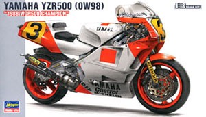 Hasegawa 21503 Мотоцикл YAMAHA YZR500 (OW98) &quot;1988 WGP500 CHAMPION&quot; 1/12