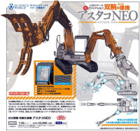 Hasegawa 540040 Hitachi Construction Machinery Astaco Neo 1/35