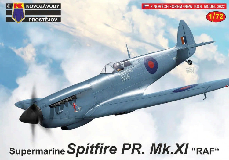 Kovozavody Prostejov 72292 Supermarine Spitfire PR. Mk.XI 'RAF' 1/72