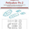 Peewit M72204 1/72 Canopy mask Petlyakov Pe-2 (ZVE)