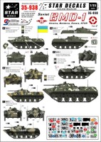 Star Decals STAR35938 Soviet BMD-1 Airborne tank #2. Ukraine, Moldavia, Russia, Soviet KFOR 1/35