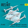 Reskit RS32-0319 AIM-7A Sparrow I missiles (4 pcs.) 1/32