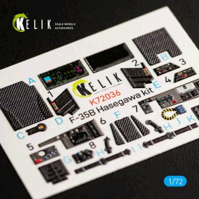 Reskit K72036 F-35B interior 3D (HAS) 1/72