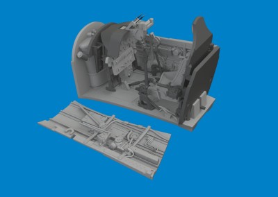 Eduard 6481132 BRASSIN P-40N cockpit PRINT (EDU) 1/48