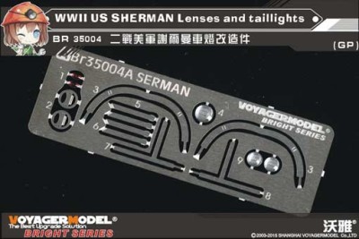 Voyager Model BR35004 WWII US SHERMAN Lenses and taillights (For All) 1/35