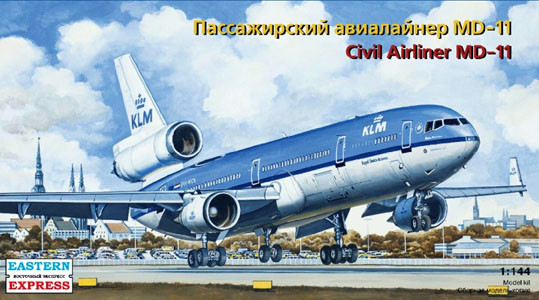 Восточный Экспресс 144102 Авиалайнер MD-11 GE KLM 1/144
