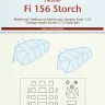 Peewit PW-M72122 1/72 Canopy mask Fi 156 Storch (SMER)