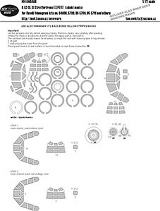 New Ware NWA-M0468 1/72 Mask B-52 B/D Stratofortress EXPERT(REV/MONO)