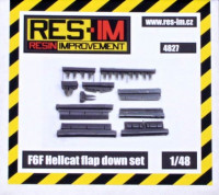 Res-Im RESIM4827 1/48 F6F Hellcat flap down set (EDU)