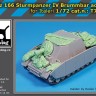 Black Dog T72166 Sd.Kfz.166 Sturmpanzer IV Brummbar accessories (designed to be used with Italeri	 kits) 1/72