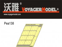 Voyager Model PEA138 Фототравление WWII German Panther G/F/II Side Skirts Late Production (For DRAGON Kit) 1/35