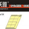 Voyager Model PEA138 Фототравление WWII German Panther G/F/II Side Skirts Late Production (For DRAGON Kit) 1/35
