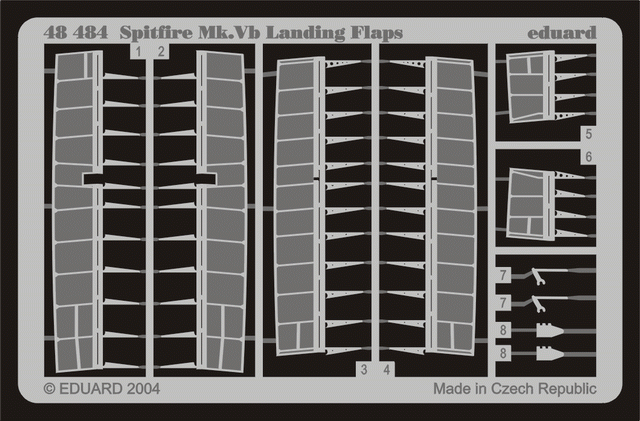 Eduard 48484 Spitfire Mk.Vb landing flaps HAS