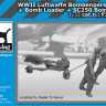 Black Dog F32088 Luftw. WWII personel+bomb loader+SC250 Set 1/32
