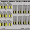 Eduard 49050 Remove before flight - yellow/black