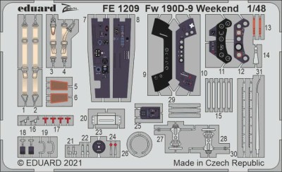 Eduard FE1209 Fw 190D-9 Weekend (EDU) 1/48