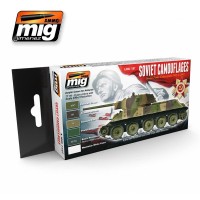 Ammo Mig 7107 Набор акриловых красок Советский камуфляж 1935-1945 год.