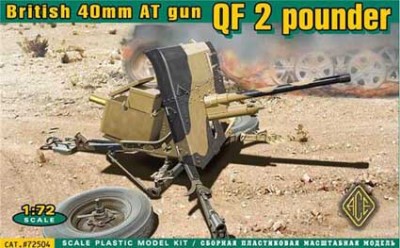 Ace Model 72504 Английская 40мм противотанковая пушка 1/72