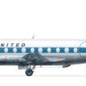 F-rsin Plastic FRP4051 Vickers Viscount 700 - United (silk-screened decals) 1/144