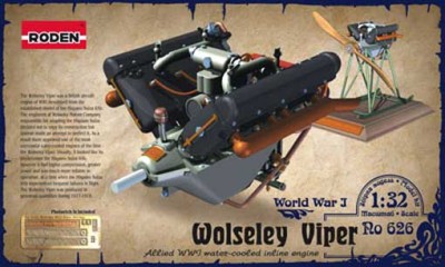 Roden 00626 Engine Wolsley W4A Viper 1/32