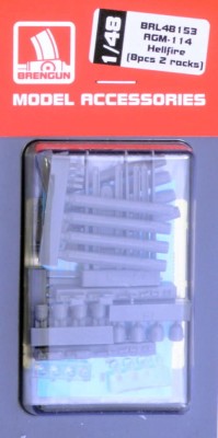 Brengun BRL48153 AGM-114 Hellfire (8 pcs., 2 racks) 1/48