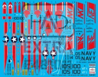HAD 481011 Decal F-14A VF-1 Wolfpack (extended version) 1/48