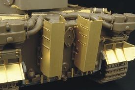 Hauler HLX48126 TIGER I EXHAUST COVER initial prod. 1/48
