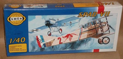 Smer 824 Авиация Spad S.VII 1/40
