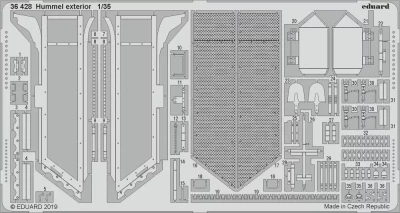 Eduard 36428 SET Hummel exterior (TAM) 1/35