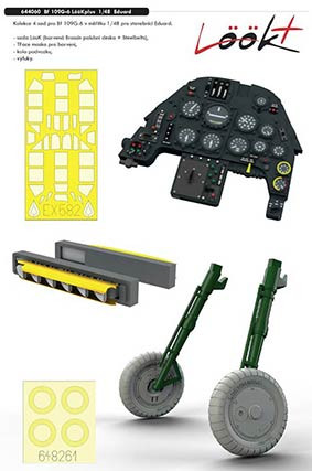 Eduard 644060 BRASSIN 1/48 Bf 109G-6 Lookplus (EDU)