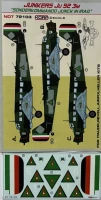 Kora Model NDT72103 Decals Ju 52 3M Sonderkommando Junck in Iraq 1/72