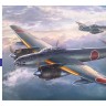 Hasegawa 01577 Бомбардировщик ВМС Японии Air Techniques P1Y1 Land Bomber Galaxy Type 11 1/72