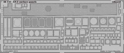 Eduard 48747 1/48 Фототравление An-2 surface panels