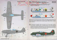 Print Scale 72-393 FW-190 in Foreign Service Part 1 1/72