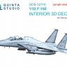 Quinta studio QDS-32119 F-15E (Tamiya) (малая версия) 3D Декаль интерьера кабины 1/32