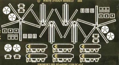 White Ensign Models PE 35076 SIKORSKY SEA KING (x6) 1/350