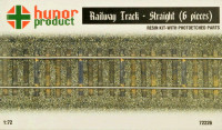 Hunor Product 72226 Railway Track - straight (6 pcs.) 1/72